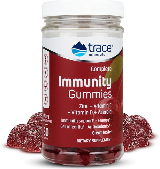 Trace Minerals | Immunity Gummies | 60 Gummies