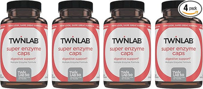 Twinlab Super Enzyme Caps 50 Capsules 4)