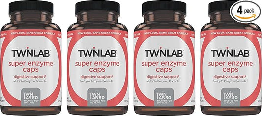 Twinlab Super Enzyme Caps 50 Capsules 4)