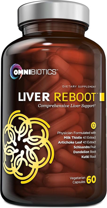 OmniBiotics Liver Detox Supplement, Liver Cleanse Support 60 Vegan