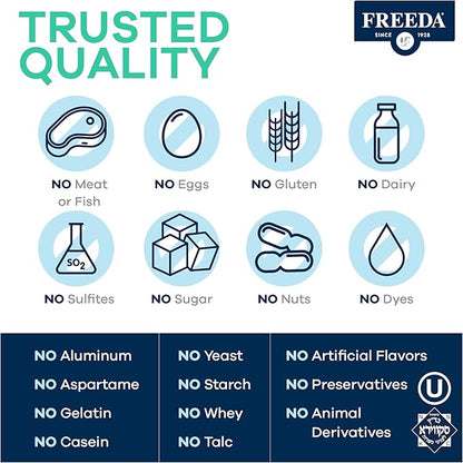 Freeda Senior Multivitamin 60 and 60 Plus 60 Plus (250 Count)