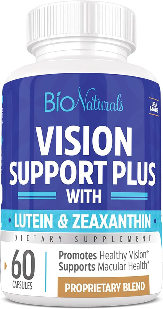 Eye Vitamin Supplement with Lutein, Zeaxanthin, 60 Veggie