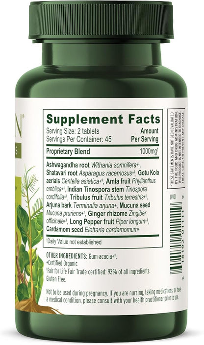 Banyan Botanicals Stress Ease – Organic 90 Tablets