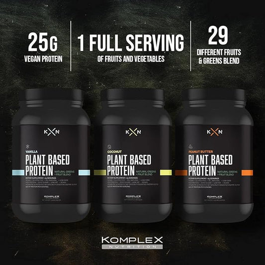 KompleX Nutrition Plant Based Protein Powder (25 Servings) 29 Natural