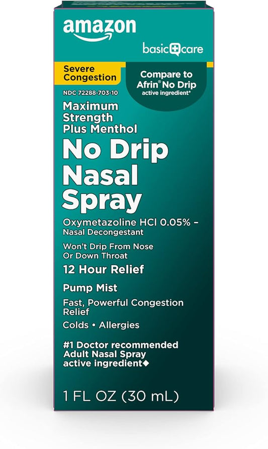 Amazon Basic Care No Drip Severe 12 Hour 1 fl 1)