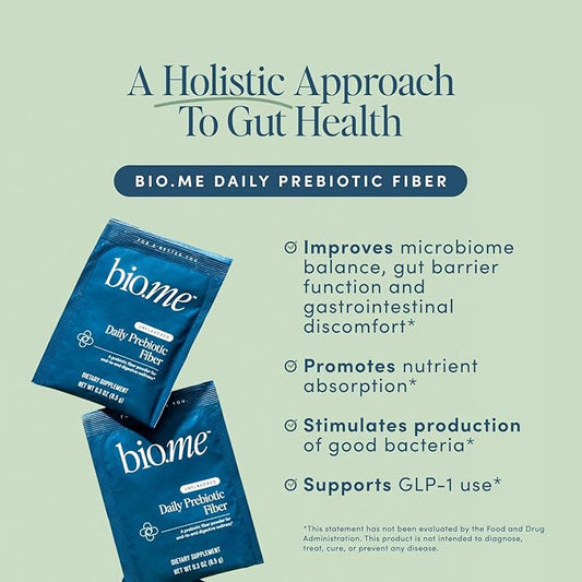 Daily Prebiotic Fiber Travel Packs 20 Servings - Fiber Supplement Powder for Digestive Health & Gut Health - Fiber Powder Unflavored Prebiotics, Non-GMO Dietary Fiber Gluten & Sugar Free Soluble Fiber