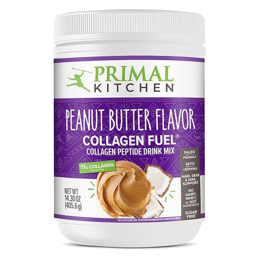 Primal Kitchen Peanut Butter Flavor Collagen 14.3 Ounces