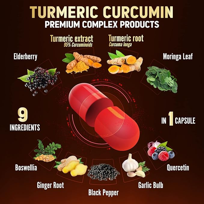 Turmeric Curcumin & Immune Support, 95% 14000mg, with