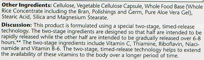 Solaray Mega B Stress Two Stage 120 Count