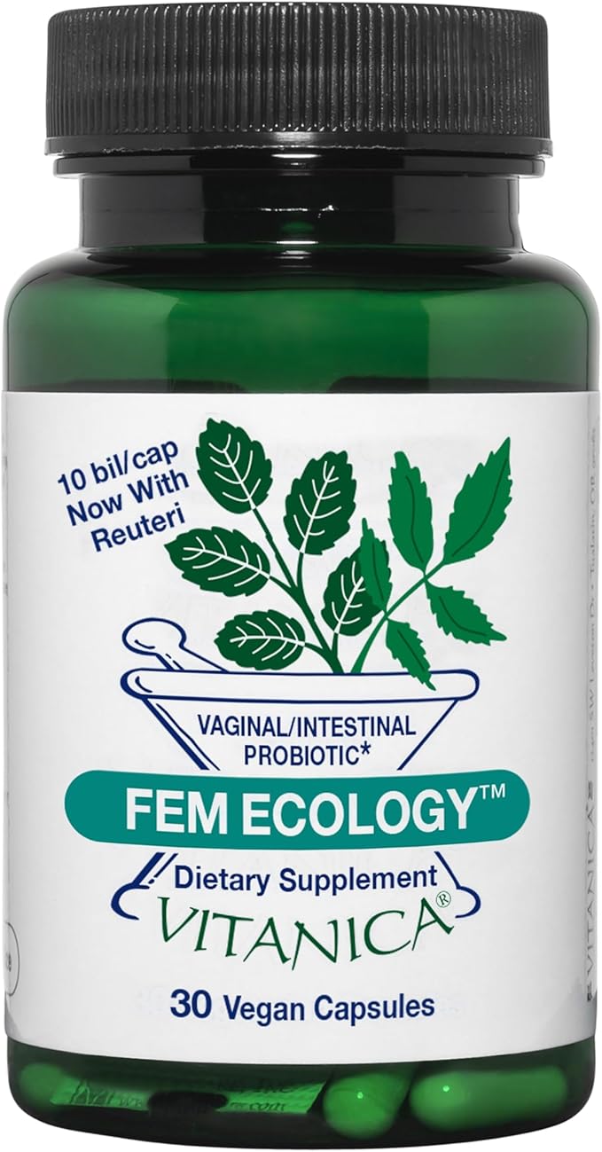 Vitanica FemEcology, Vaginal and Intestinal Probiotic 30 Capsules