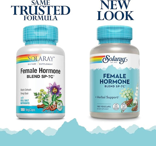 Solaray Female Hormone Blend SP-7C, Herbal 180 VegCaps
