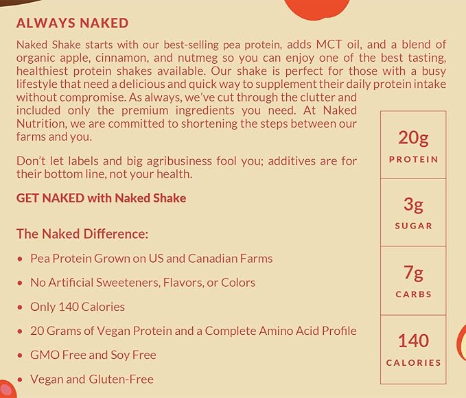 NAKED Shake - Apple Pie Protein 30 Servings