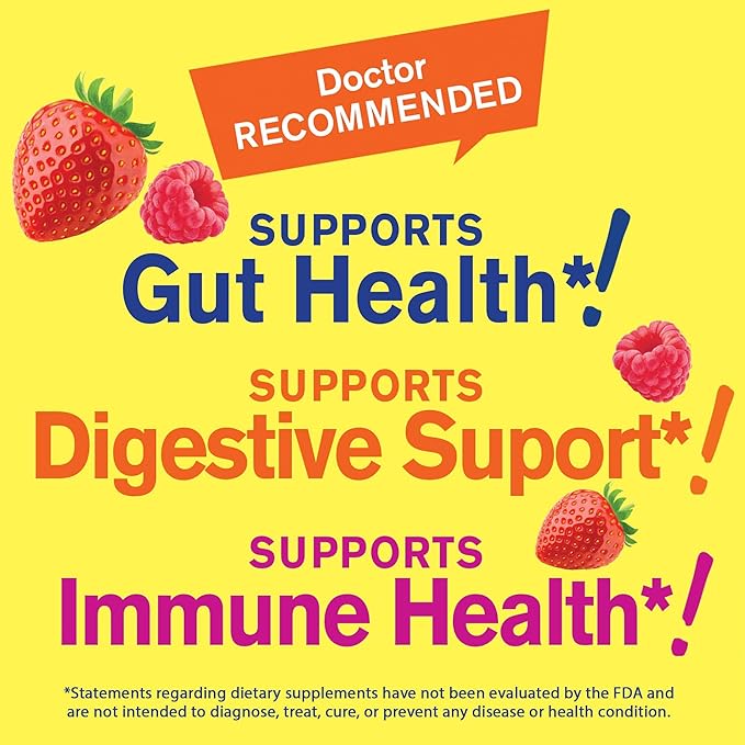 (2 Pack 25 Billion Probiotics + 12 Strains 60 Gummies