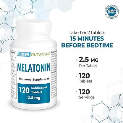 Supersmart - Melatonin 2.5mg (Ultra Fast 60 Sublingual
