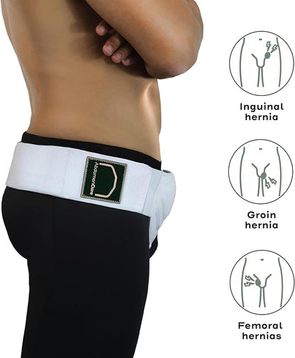 Inguinal Hernia Support Belt for Men 2 Compression