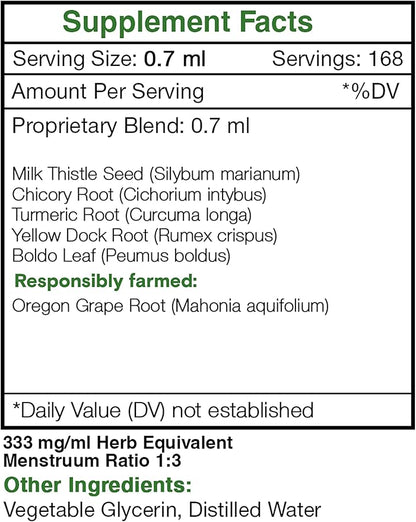 Liver Alcohol-Free Extract, Tincture, Glycerite Milk (2x4 FL