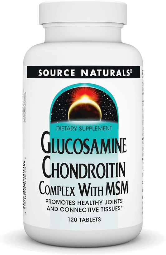 Source Naturals Glucosamine Chondroitin Complex With MSM 120 Tablets