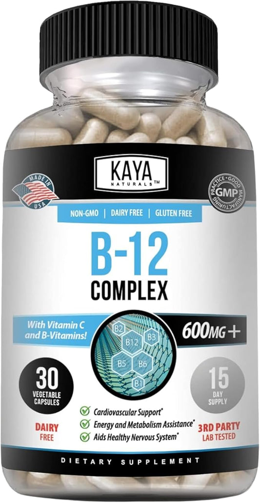 Kaya Naturals B-12 Complex 30 Capsules