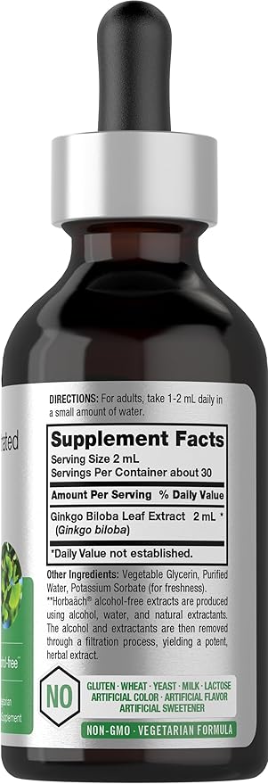 Horbäach Ginkgo Biloba Extract Liquid 2