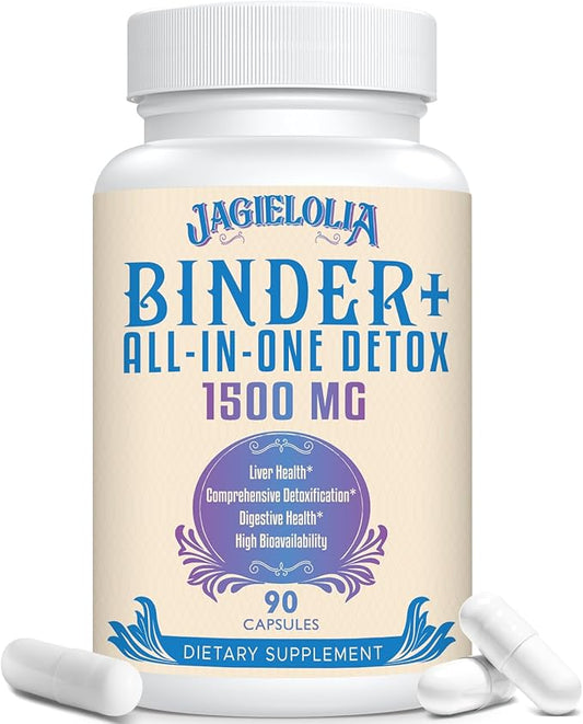 All-in-One Detox Binder Supplement 1500 MG 90 Vegan