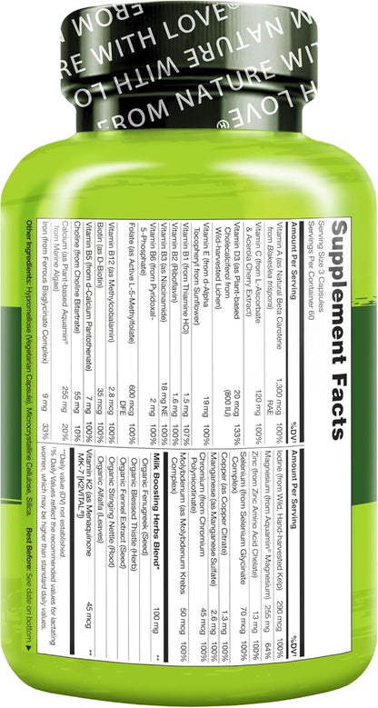 NATURELO Postnatal Multivitamin (180 Count 1))