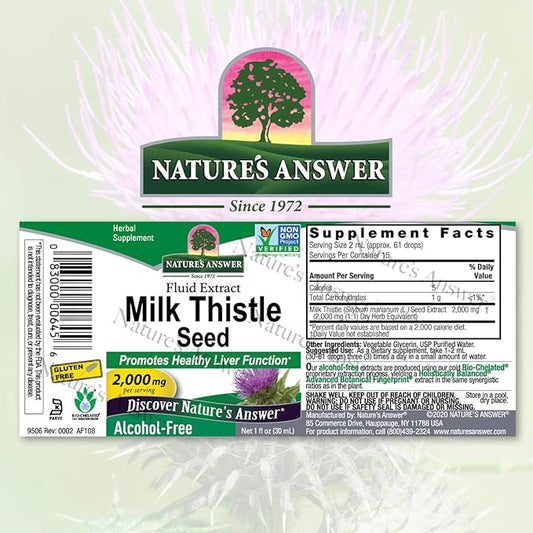 Nature's Answer Alcohol-Free Milk Thistle 1
