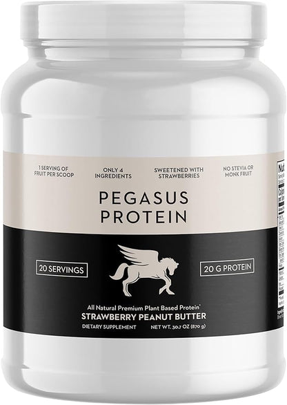 Premium Protein Powder, Strawberry Peanut Butter (20g of 4 Ingredients 20 Servings