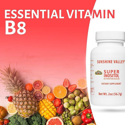 Super Inositol, Vitamin B8 Powdered Dietary 2 oz