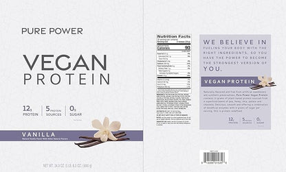 Dr. Mercola Vegan Protein Vanilla (690g), 30 Servings,