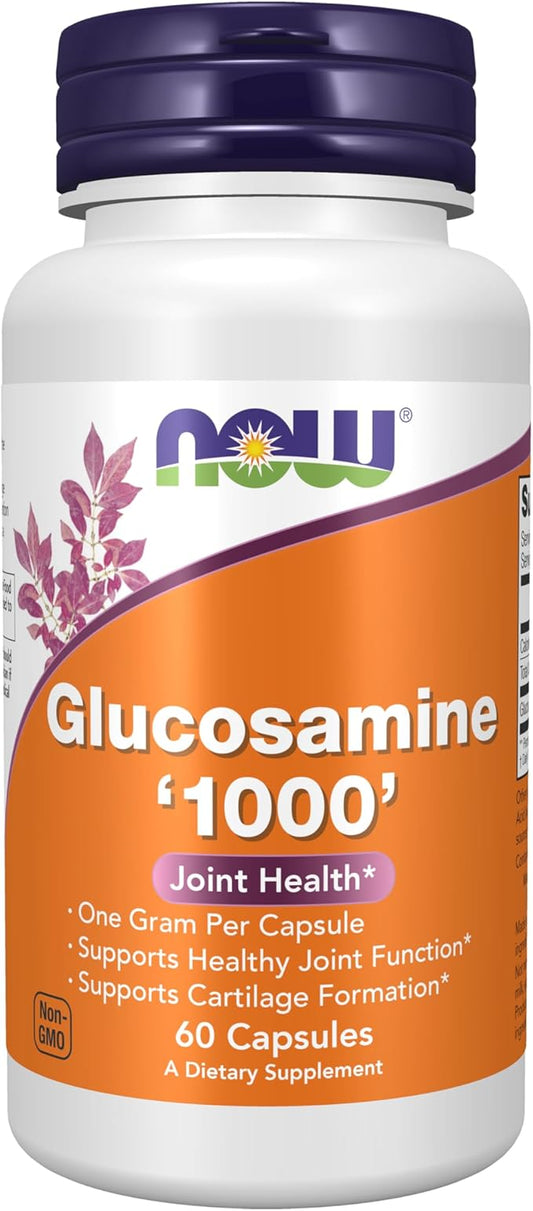 NOW Supplements, Glucosamine '1000', with UL 1 g 60 Veg