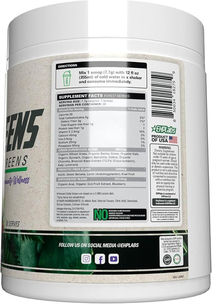 EHP Labs OxyGreens Super Greens Powder 30 Serves