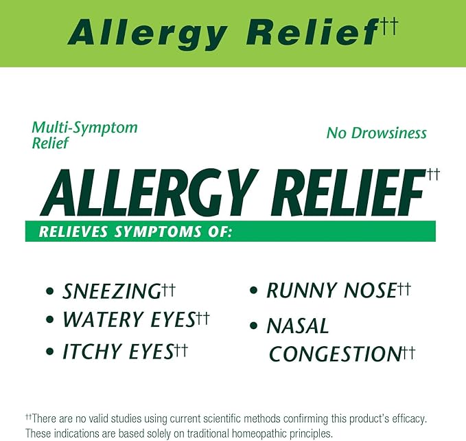 Nature's Way Boericke & Tafel Allergiemittel 40 Tablets