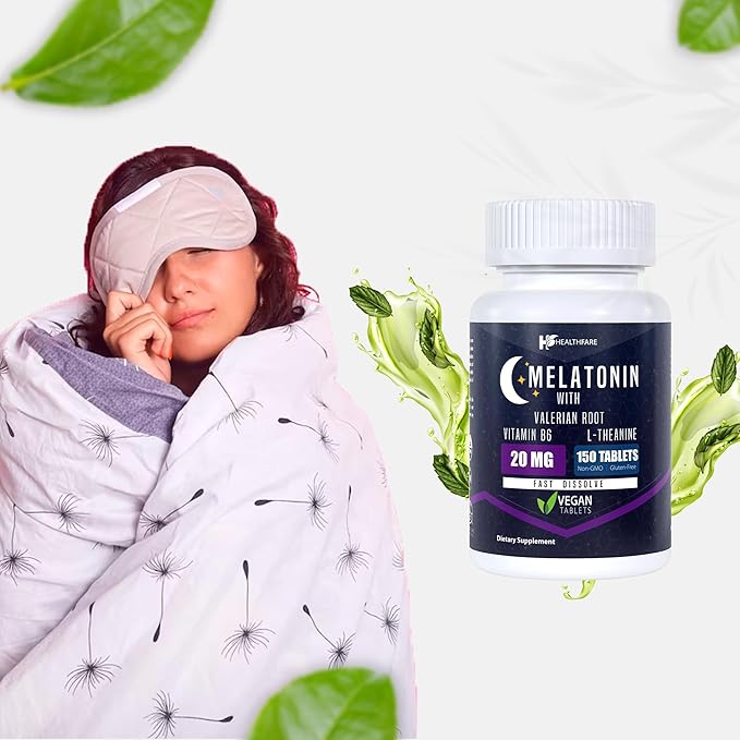 Melatonin 20mg | 150 Tablets | B6 |