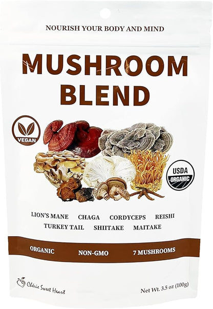 Cherie Sweet Heart 7 Mushroom Extract 3.5oz. (Mushroom 3.5 Ounce)