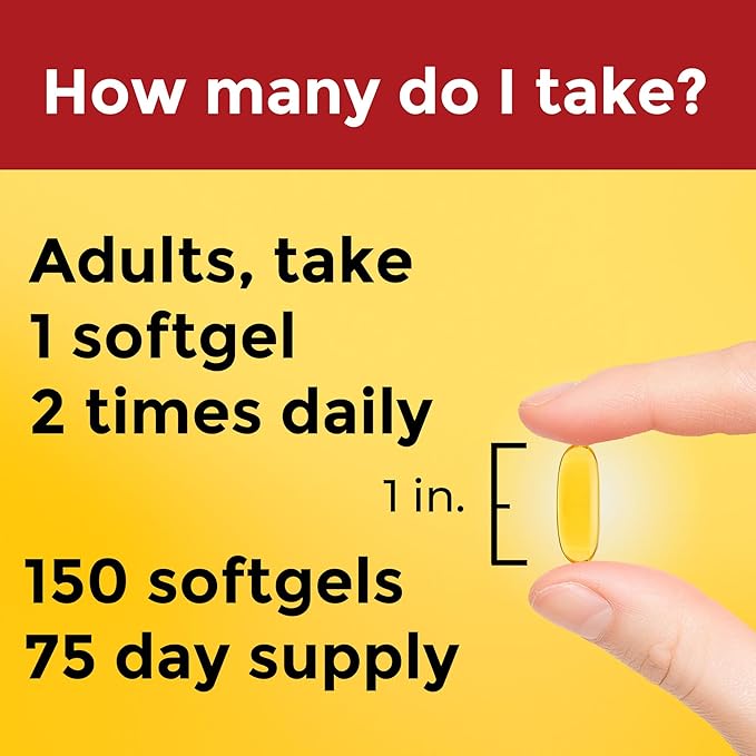 Nature Made Triple Omega 3 6 9, Flaxseed, 3 Supplement, 150 Softgels, 75 Day