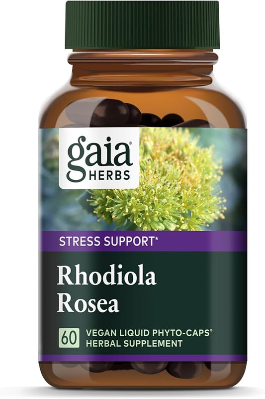 Gaia Herbs Rhodiola Rosea 60 Vegan (30-Day Supply)
