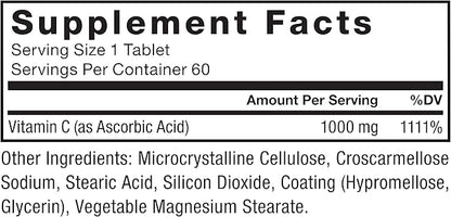 FORCE FACTOR Vitamin C 1000mg Immune 60 Vitamin