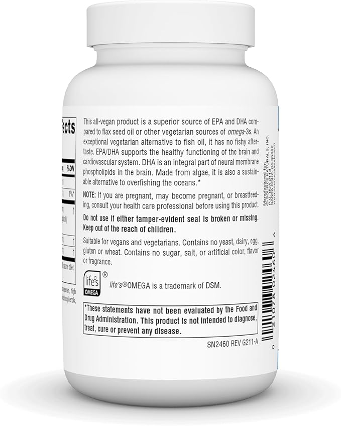 Source Naturals Vegan Omega 3s Epa-Dha* 300mg 90 Softfgels