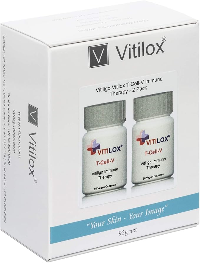 Vitiligo T-Cell-V Immune Therapy Capsules – 4 Months Supply