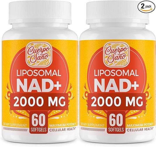2000 MG NAD Supplement, Liposomal NAD+ Supplement with High Absorption, More Efficient Than Nicotinamide Riboside, Pure & Plus Boosting Supplement, Aging Defense, Metabolism & Cellular, 120 softgels