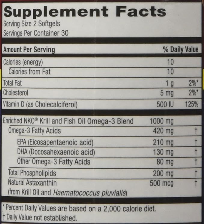 Purity Products Krill Omega 50 (Krill 1000mg + 500mcg + 200mg + 500 IU) 60 Mini