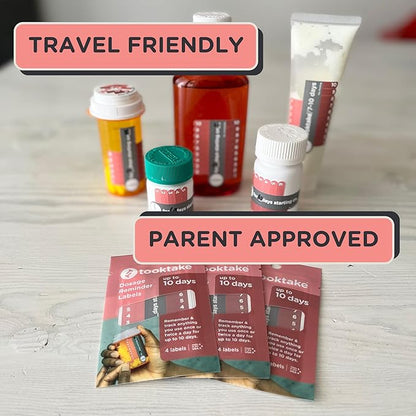 10-Day Tracking Stickers/3 Pck for Vitamins & Medication in Any Form,Vitamin Organizer,Easy Pill Tracker,Daily Pill Organizer,Medicine Organizer,Weekly Pill Box,7 Day Week, AM/PM,Day & Night