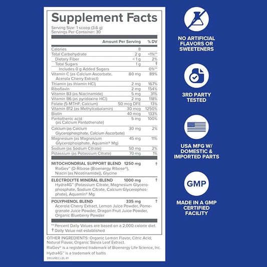 Gundry MD Vital Recharge Supplement Powder 30 Servings