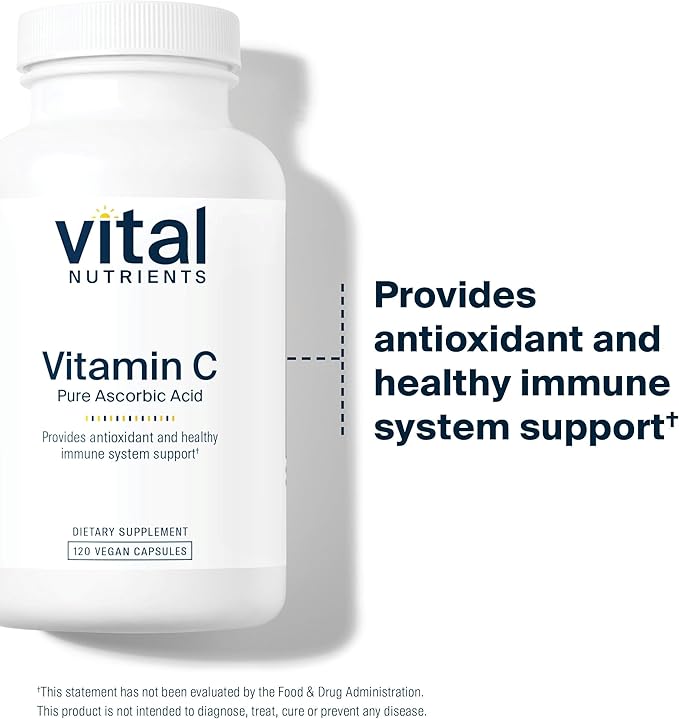 Vital Nutrients Vitamin C 1000mg (100% 120 Capsules