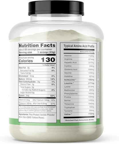 It's Just! Pea Protein Isolate, Plant 5 Pound)