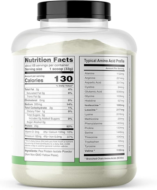 It's Just! Pea Protein Isolate, Plant 5 Pound)