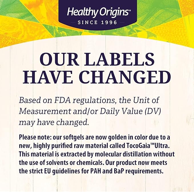 Healthy Origins Tocomin SupraBio (Tocotrienols), 50 mg 150 Softgels