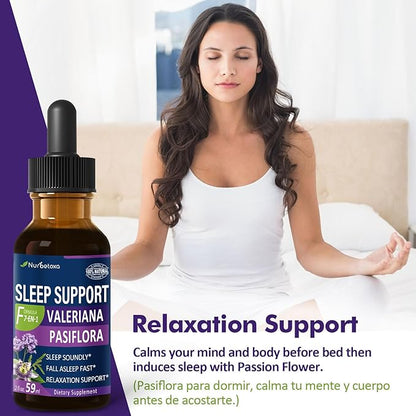 Sleep Support Drops, Gotas de Pasiflora Tincture.4oz