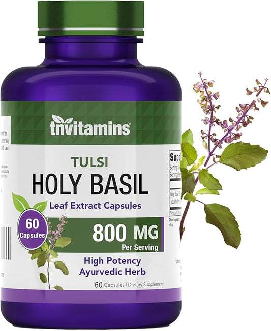 Holy Basil Capsules (800mg x 60 Capsules)