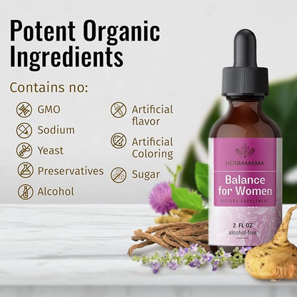 HERBAMAMA Balance for Women Liquid Extract 2 Fl.
